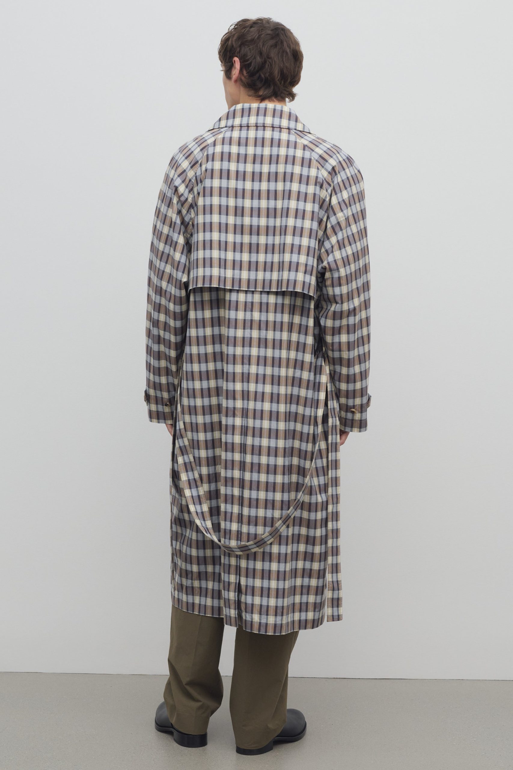 Delancy Coat in Silk and Cotton - Image 6