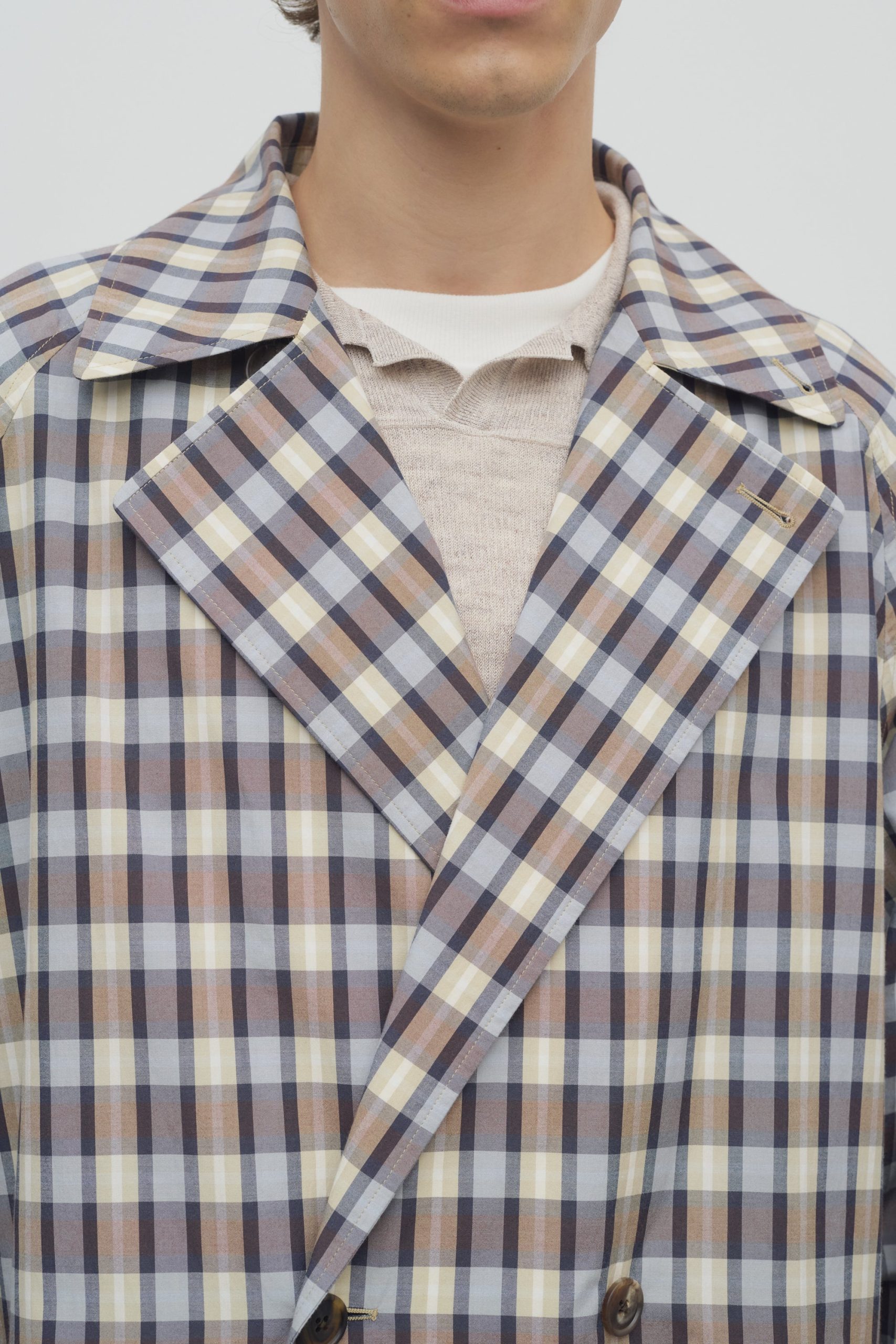 Delancy Coat in Silk and Cotton - Image 7