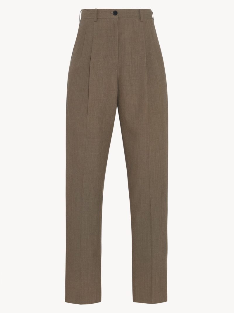 Bryce Pant in Wool and Silk