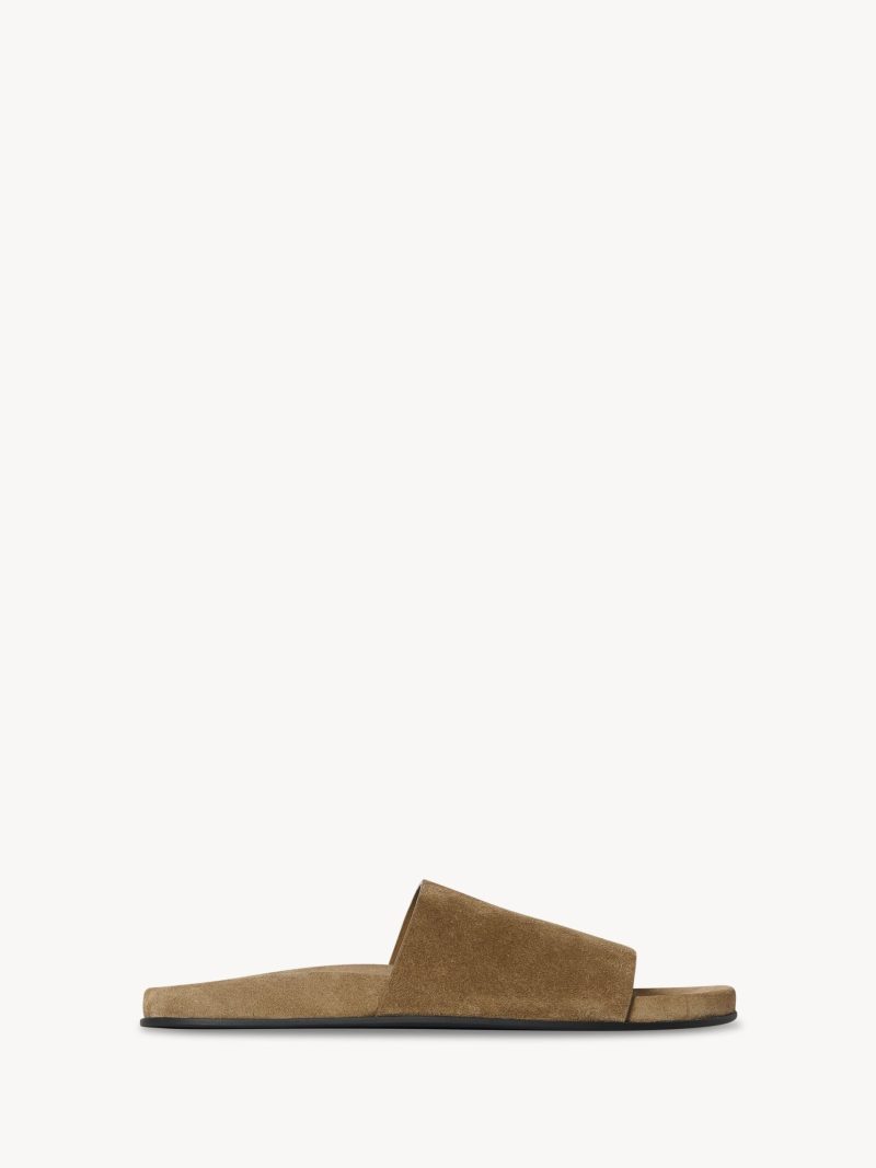 Hugh Slide in Suede