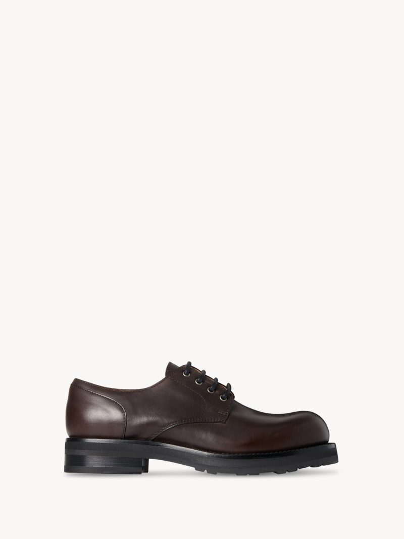Derby Lug Sole Shoe in Leather