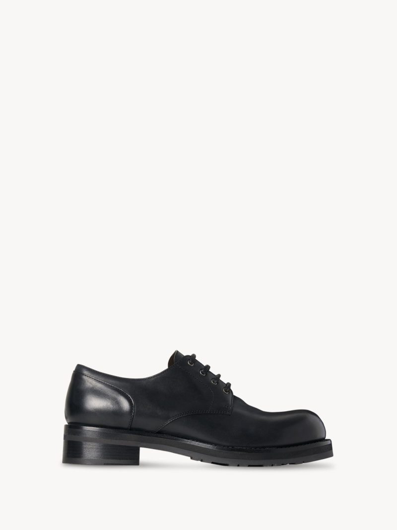 Derby Lug Sole Shoe in Leather