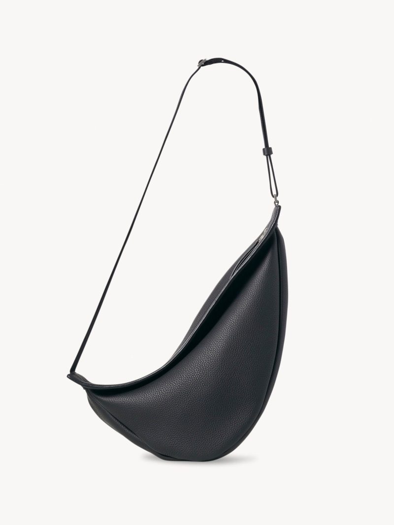 Large Slouchy Banana Bag in Leather