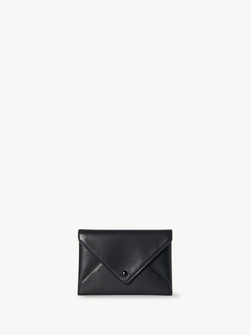 Envelope Clutch Bag in Leather