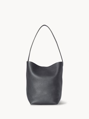 Medium N/S Park Tote Bag in Leather