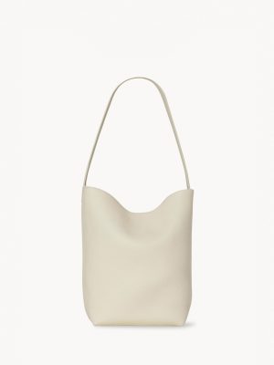 Medium N/S Park Tote Bag in Leather