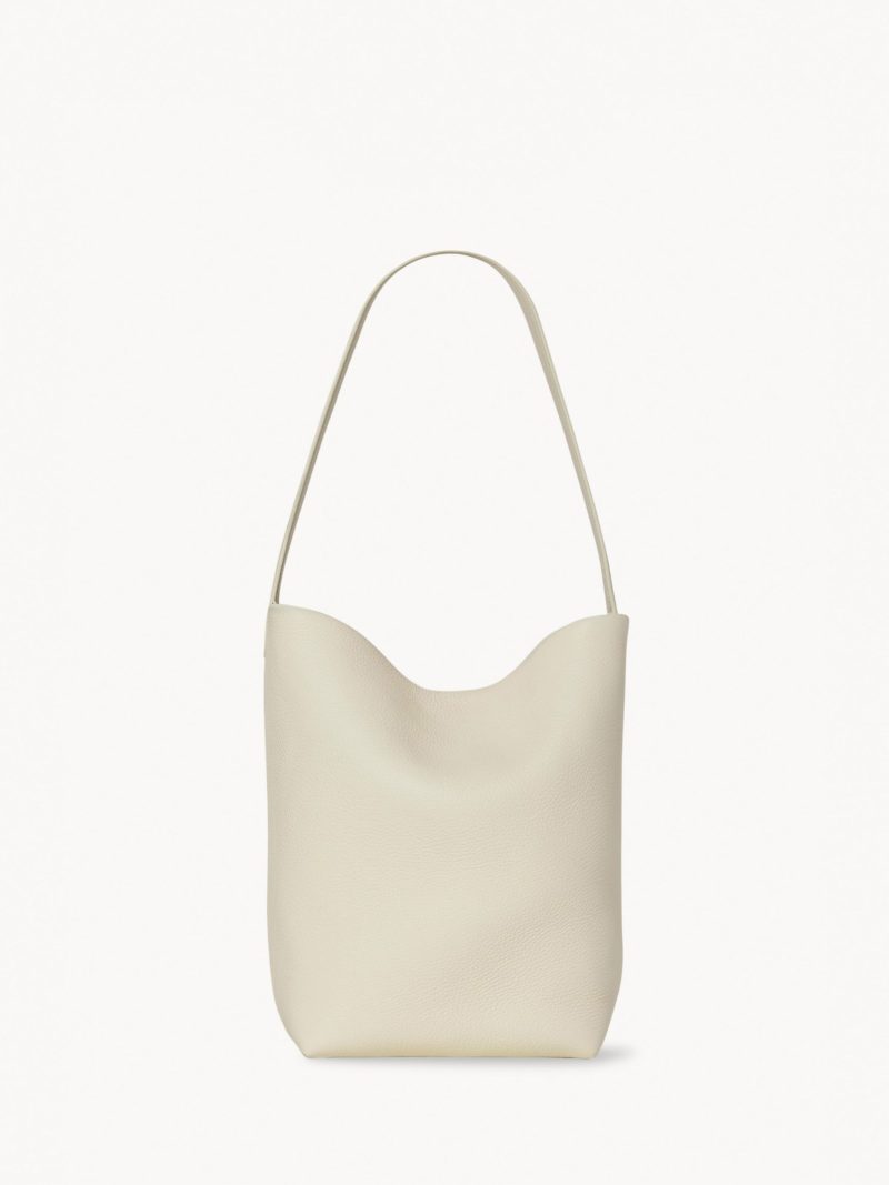 Medium N/S Park Tote Bag in Leather