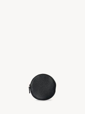 Round Pouch in Leather