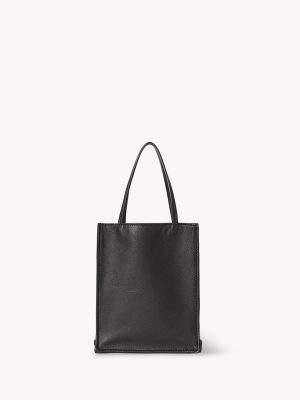 Small To Go Tote Bag in Leather