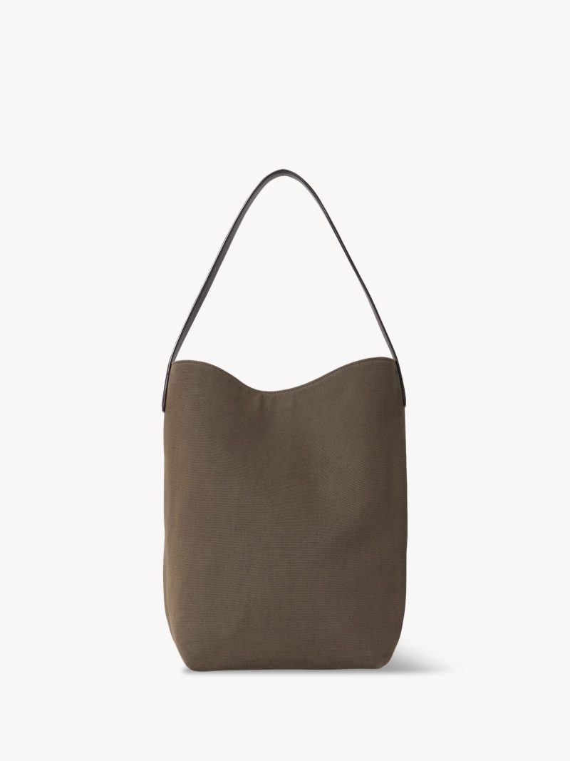 Medium N/S Park Tote Bag in Cotton Canvas